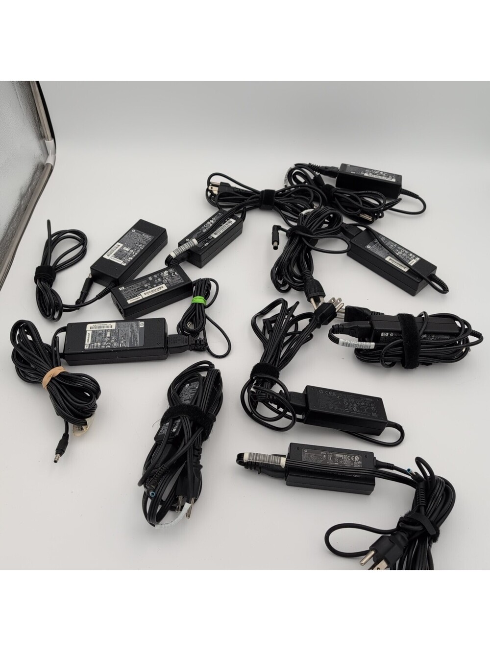 LOT 10 OEM HP Hewlett-Packard 3 Prong Mickey Mouse AC Power Cord Random Bundle